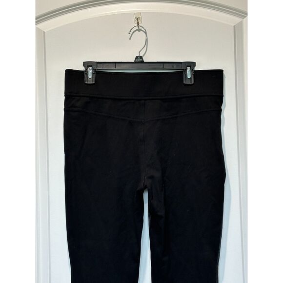 Club Monaco Black Faux Leather Front Pull-on Pants Size 12 - Picture 6 of 9